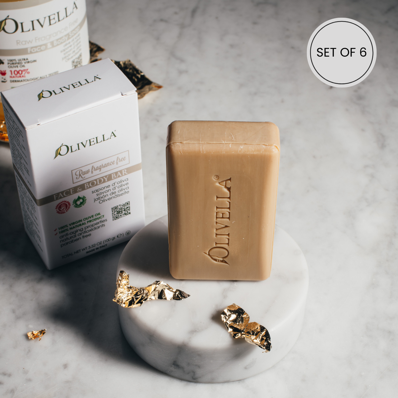 Fragrance Free Bar Soap Set of 6