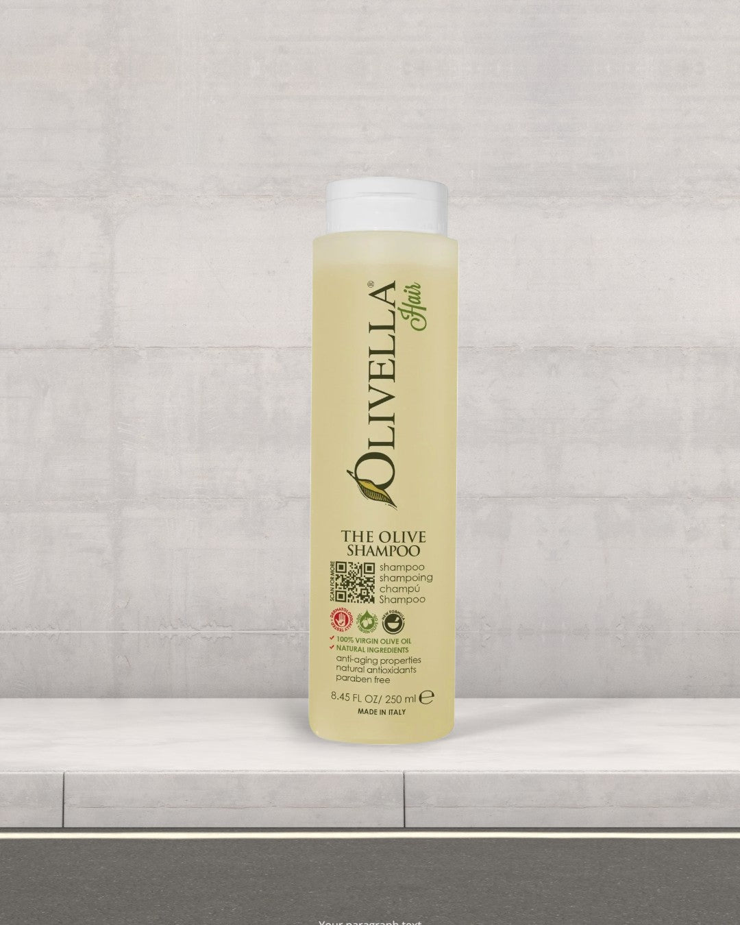 Olivella The Olive Shampoo 8.45 Oz - Olivella