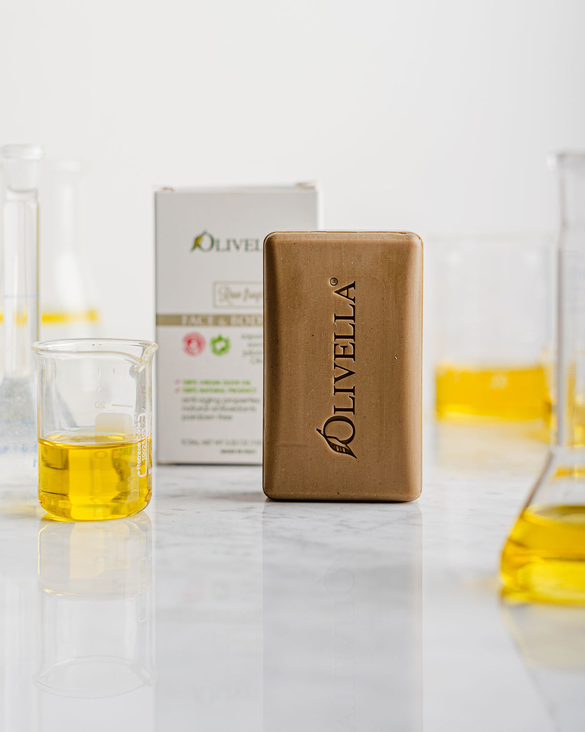 What is the difference between "Olive Oil Soap" and "Soap WITH Olive O