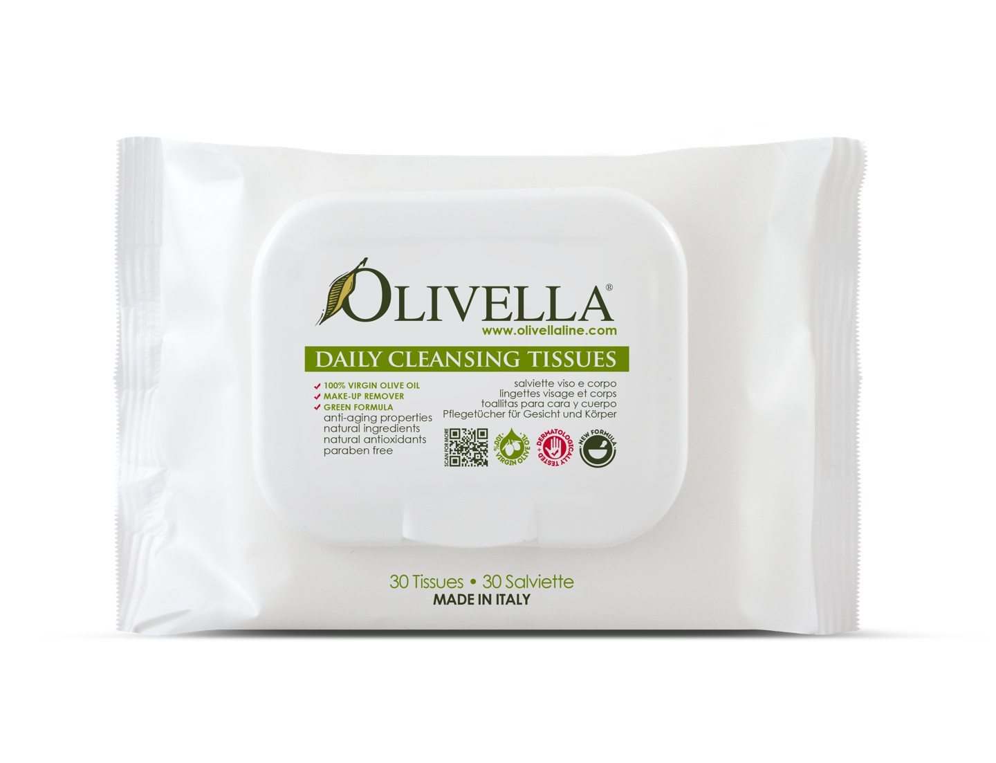 Olivella Daily Cleansing Tissues 30pk - Olivella