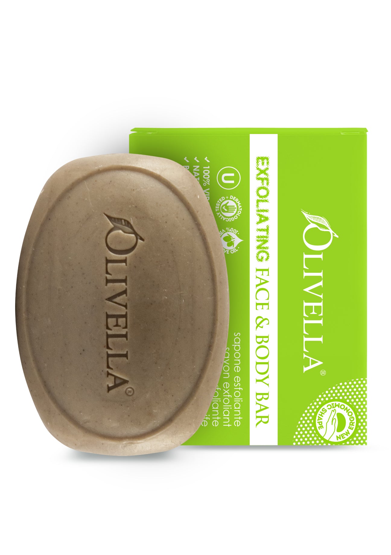 Olivella Exfoliating Bar Soap 5.29 Oz - Olivella