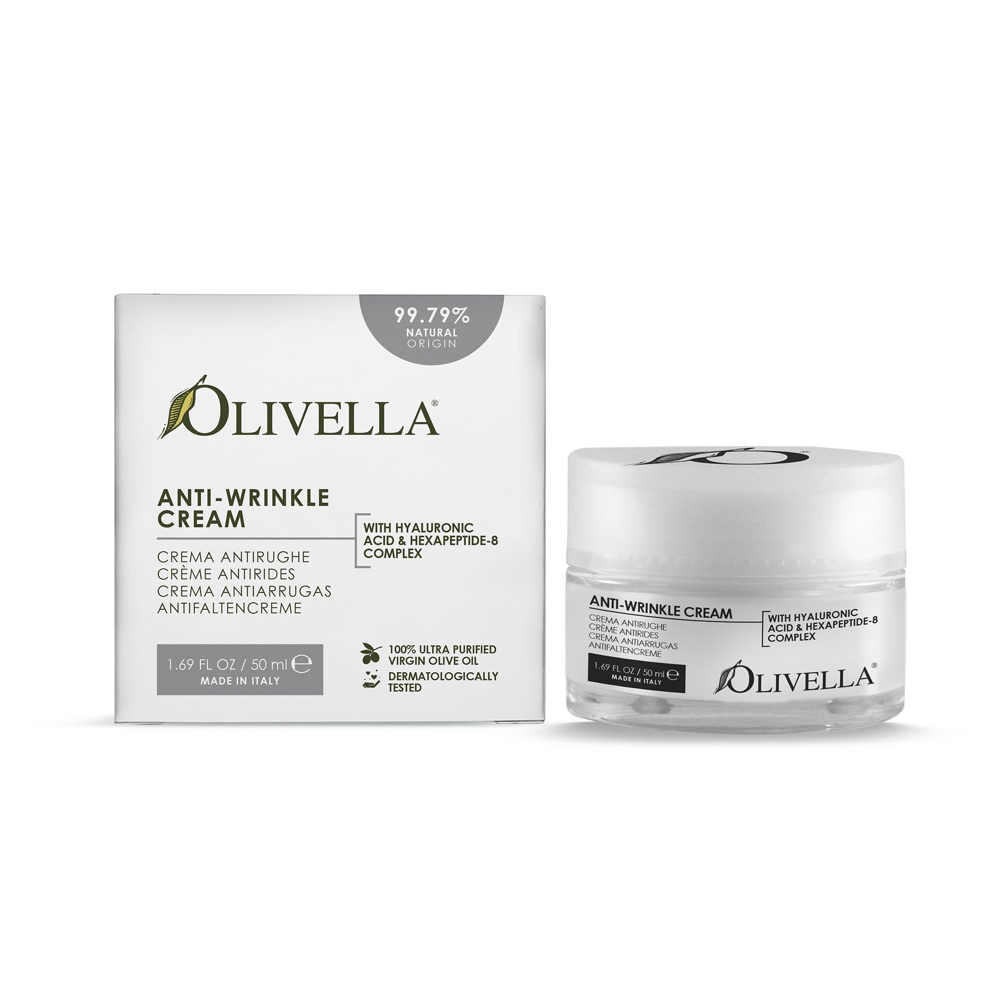 Olivella Anti-Wrinkle Cream 1.69 Oz - Olivella