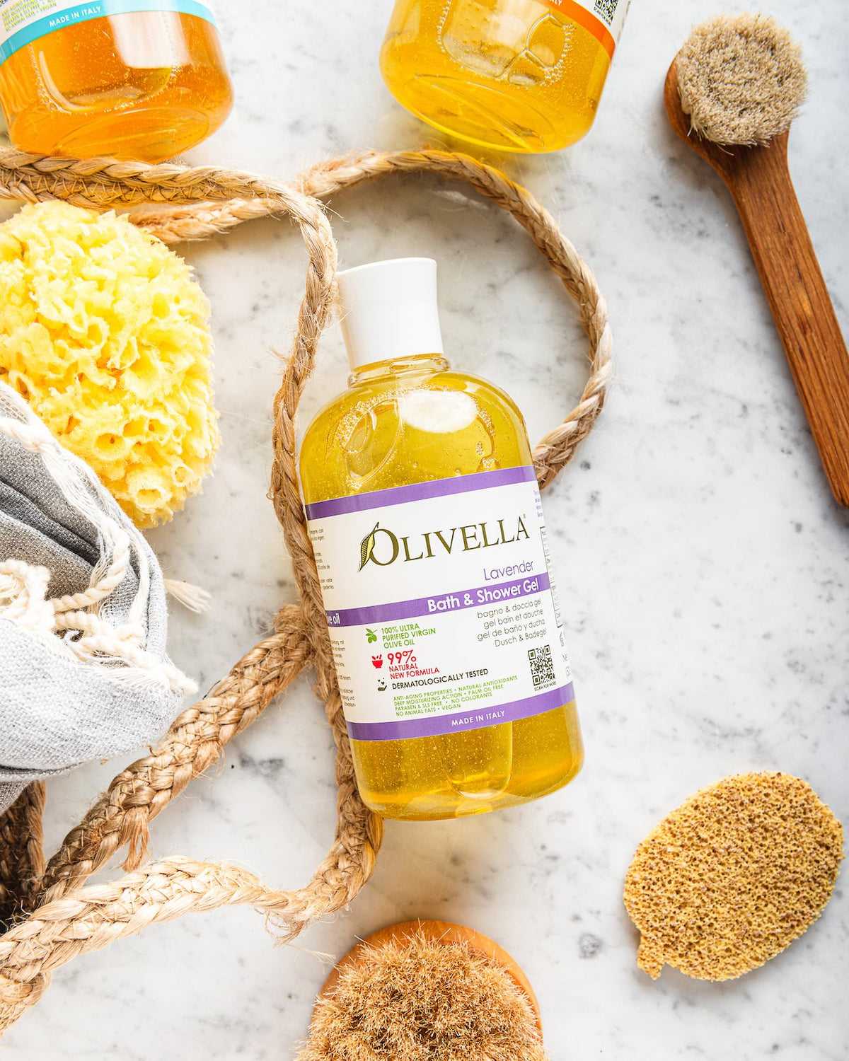 Olivella Olive Oil Bath & Shower Gel Lavender From UltraPurified