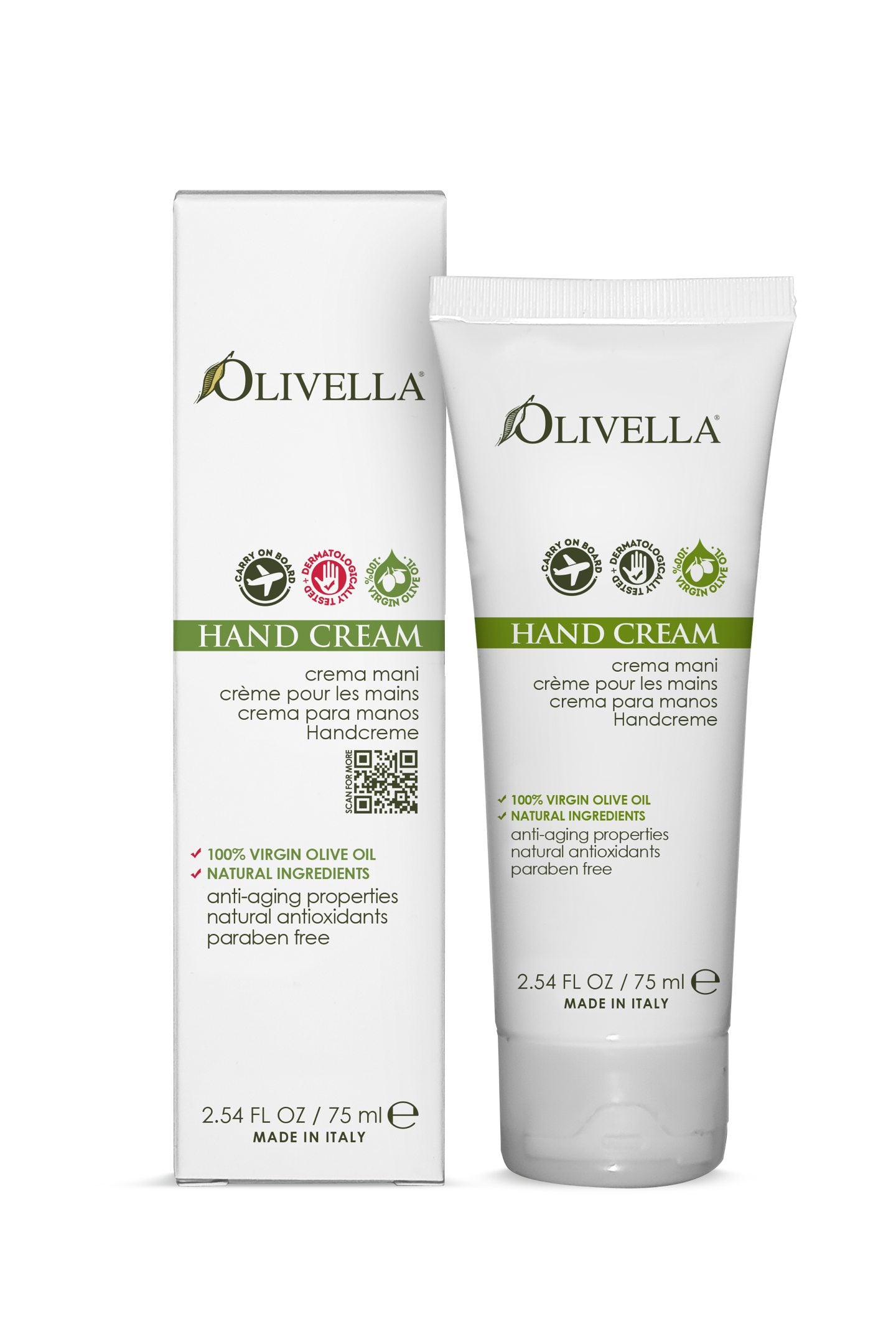 Olivella Hand Cream 2.54 Oz - Olivella