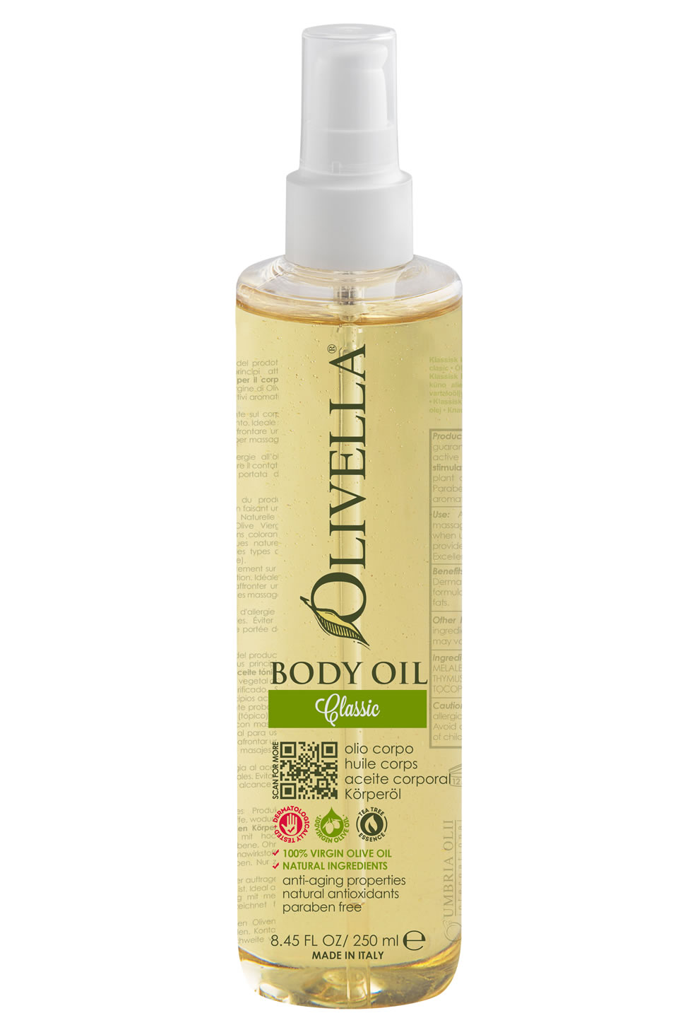 Olivella Body Oil - Classic 8.45 Oz - Olivella